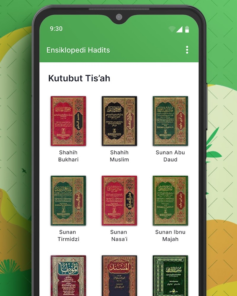 Kutubut Tis'ah di aplikasi